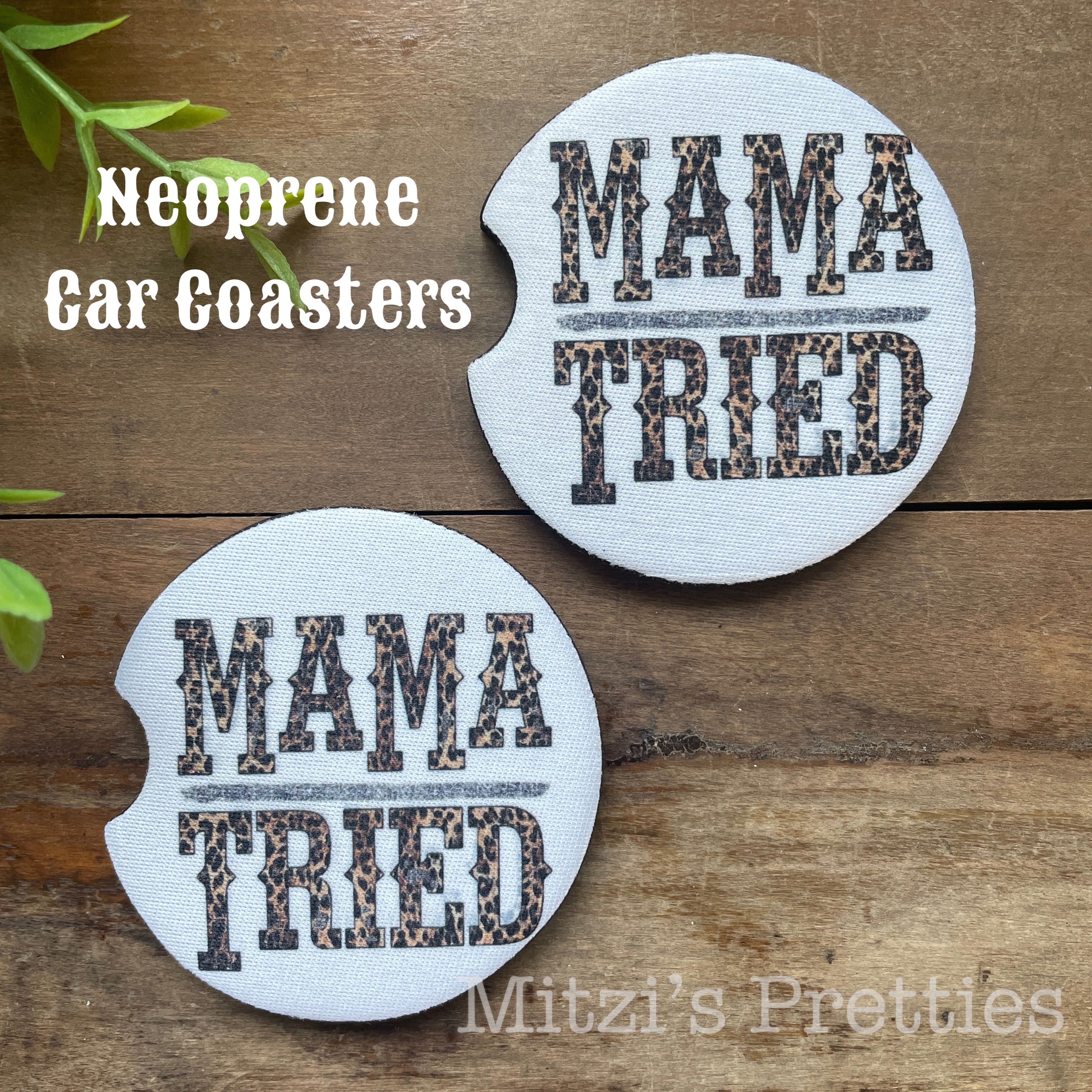 Mama Tried Car Coaster Set Mitzi s Pretties